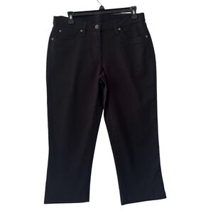 3/$20 BPC Bonprix Collection Women's Black Cropped Jeans